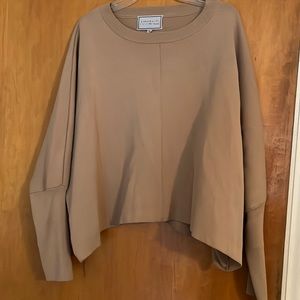 Apparalel light brown boat neck sweater